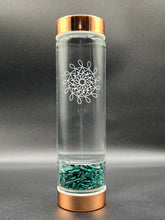Load image into Gallery viewer, Malachite Crystal Intention Bottle
