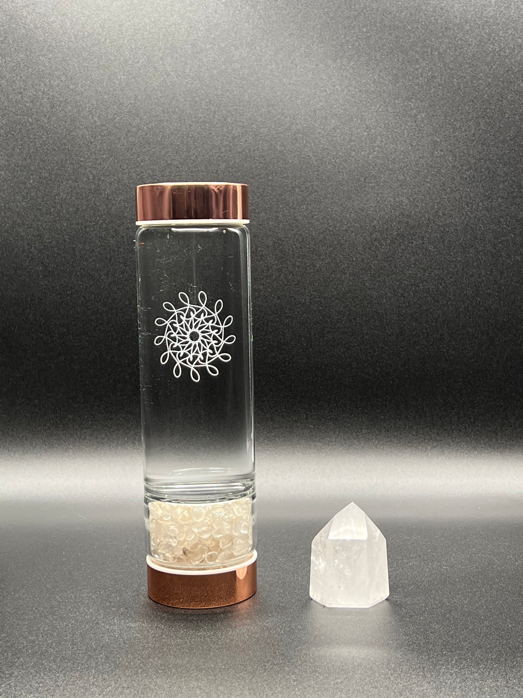 Clear Quartz Crystal Intention Bottle 500ml