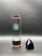 Load image into Gallery viewer, Obsidian Crystal Intention Bottle 500ml
