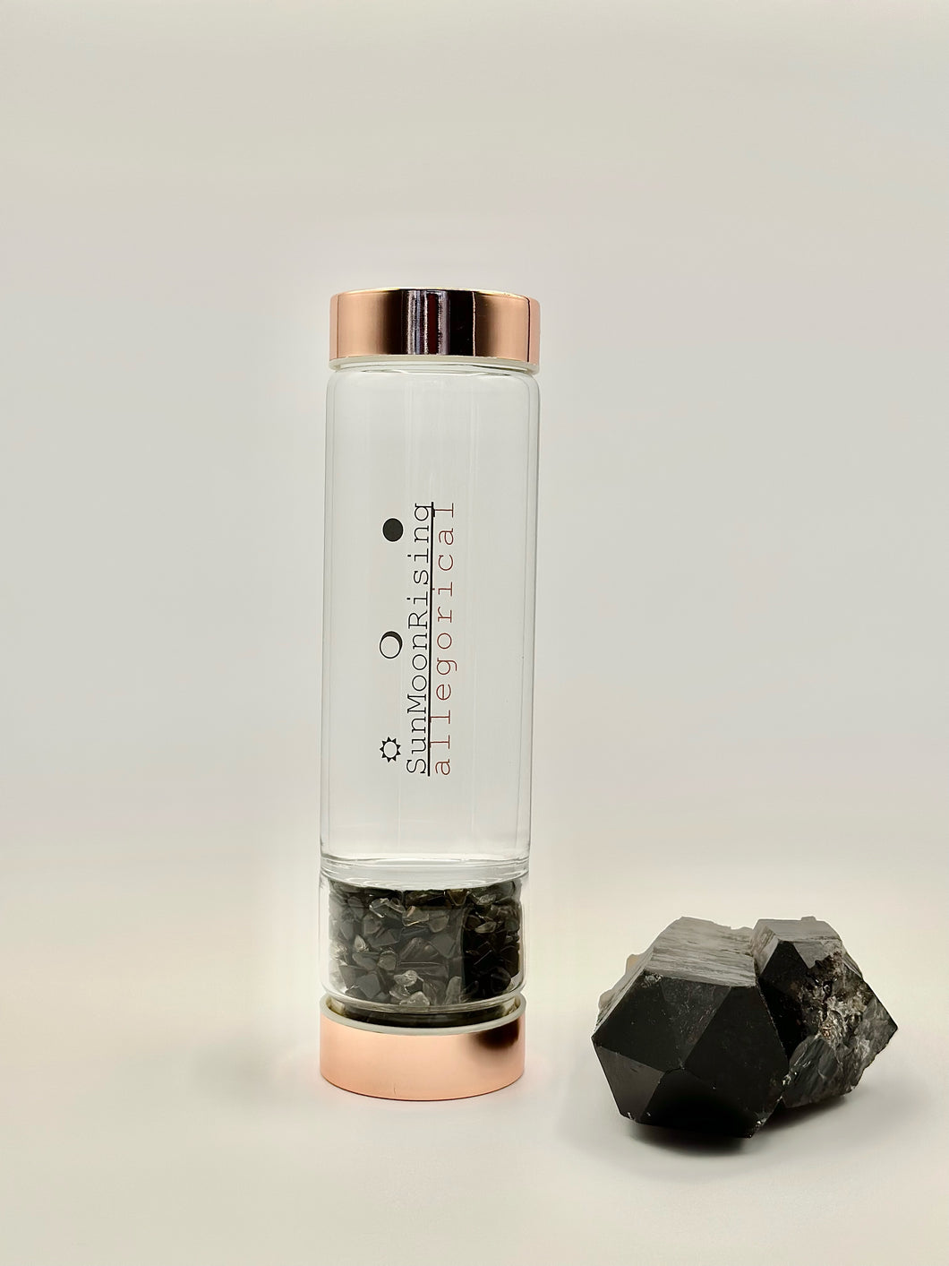 Smoky Quartz Crystal Intention Bottle 500ml