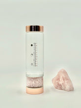 Load image into Gallery viewer, Rose Quartz Crystal Intention Bottle 500ml
