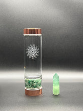 Load image into Gallery viewer, Aventurine Crystal Intention Bottle 500ml
